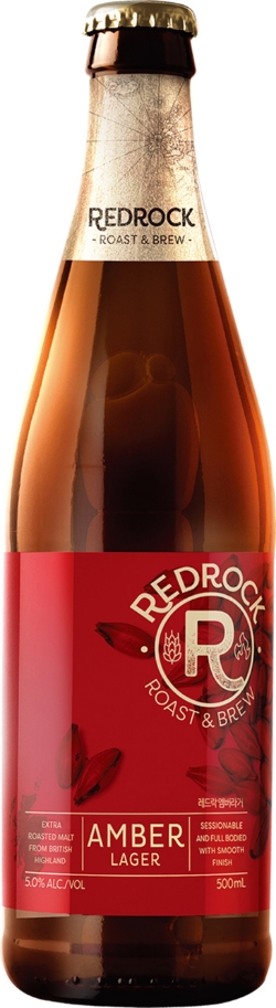 프리미엄 엠버라거 ‘레드락’ 500ml 병제품 출시