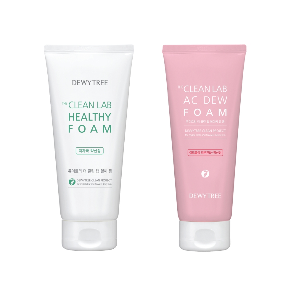 듀이트리, ‘더 클린 랩’ 약산성 클렌징 폼 2종 리뉴얼 출시