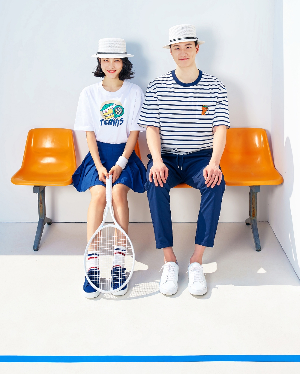 NII x 카카오프렌즈, ‘플레이 테니스’ 티셔츠 시리즈 인기