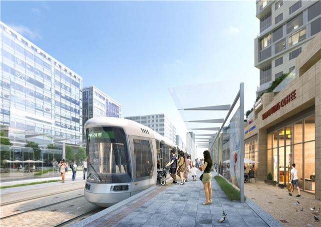 위례신도시 트램 상상도.(이미지=국토교통부)