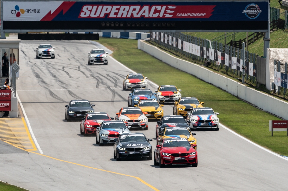 2019 CJ 대한통운 슈퍼레이스 챔피언십 BMW M 클래스 2차전.(사진=BMW 그룹 코리아)