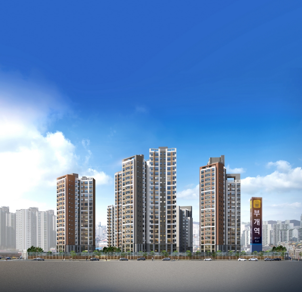 부개역 코오롱하늘채 투시도.(이미지=코오롱글로벌)