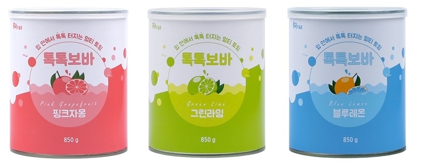 흥국에프엔비, ‘톡톡보바’ 3종 출시