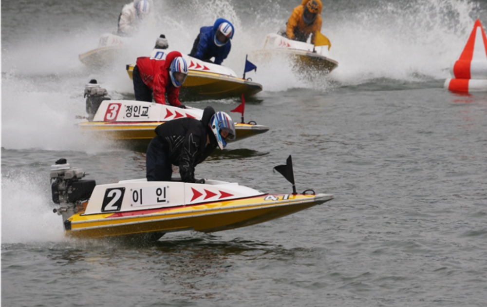 경정 경기모습. (사진=국민체육진흥공단)