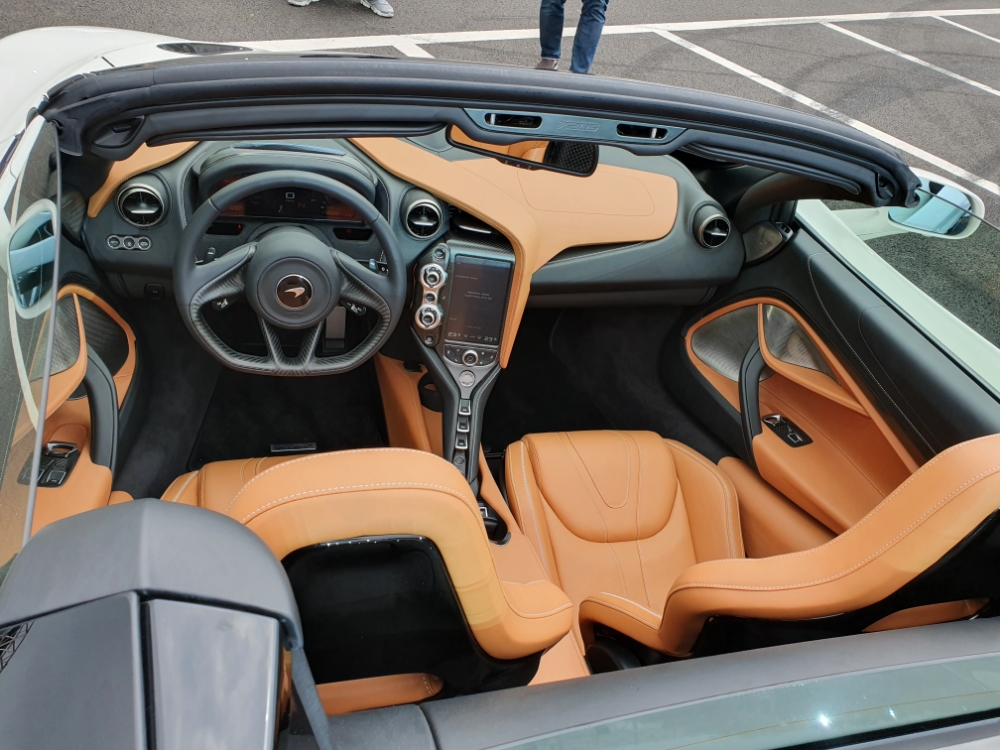 맥라렌 720S 스파이더 인테리어.(사진=최영록 기자)