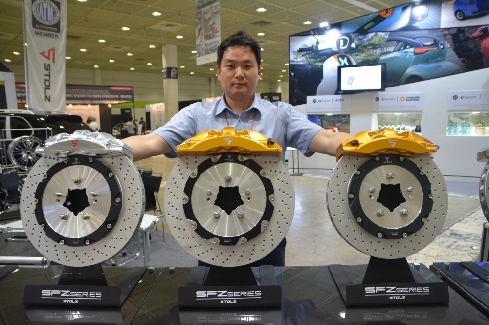 스톨츠 브레이크 시스템.(사진=오토살롱위크 사무국)