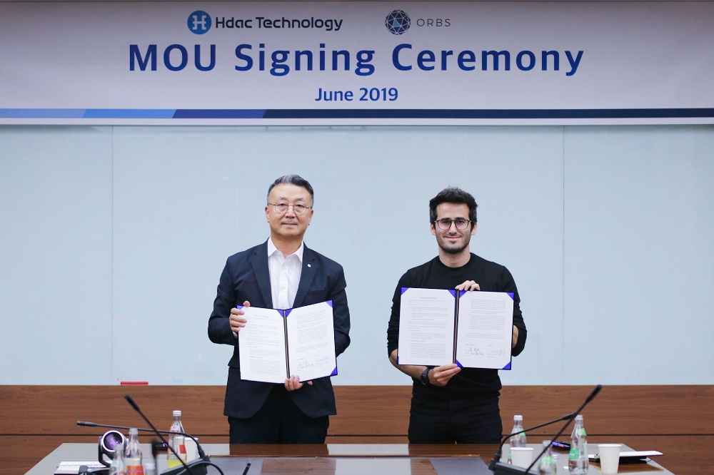 정대선의 에이치닥테크놀로지(Hdac Technology), 이스라엘 블록체인 프로젝트 오브스(Orbs)와 MOU 체결