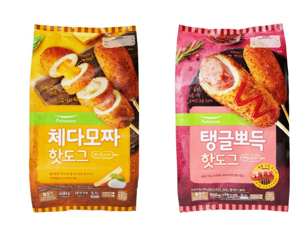 풀무원 ‘체다모짜’ & ‘탱글뽀득’ 핫도그 2종 출시