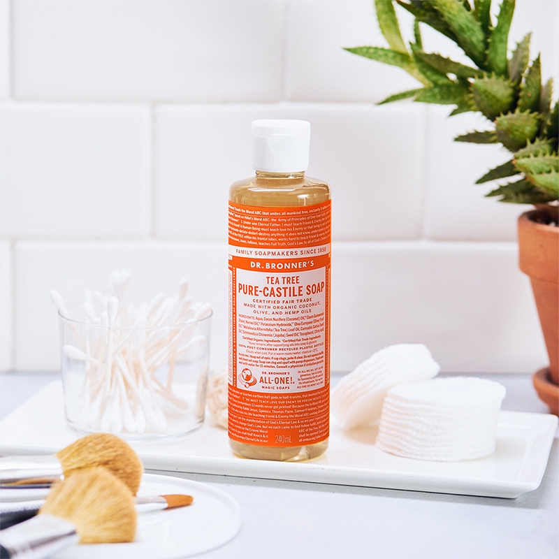 닥터 브로너스, 티트리 · 유칼립투스 매직솝 항균력 99.9% 검증