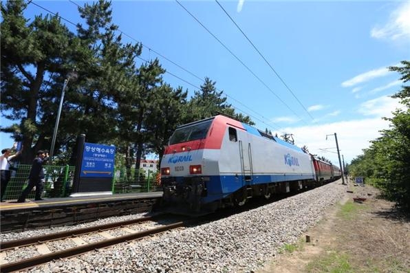 망상해수욕장역.(사진=코레일)