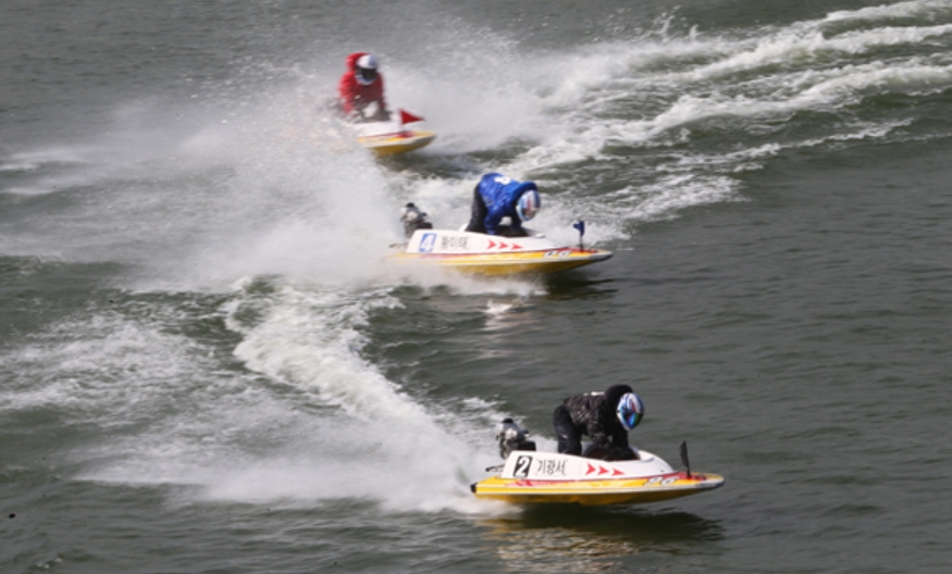 경정 경기모습. (사진=국민체육진흥공단)