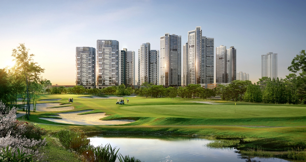 송도 더샵 프라임뷰 투시도.(사진=포스코건설)