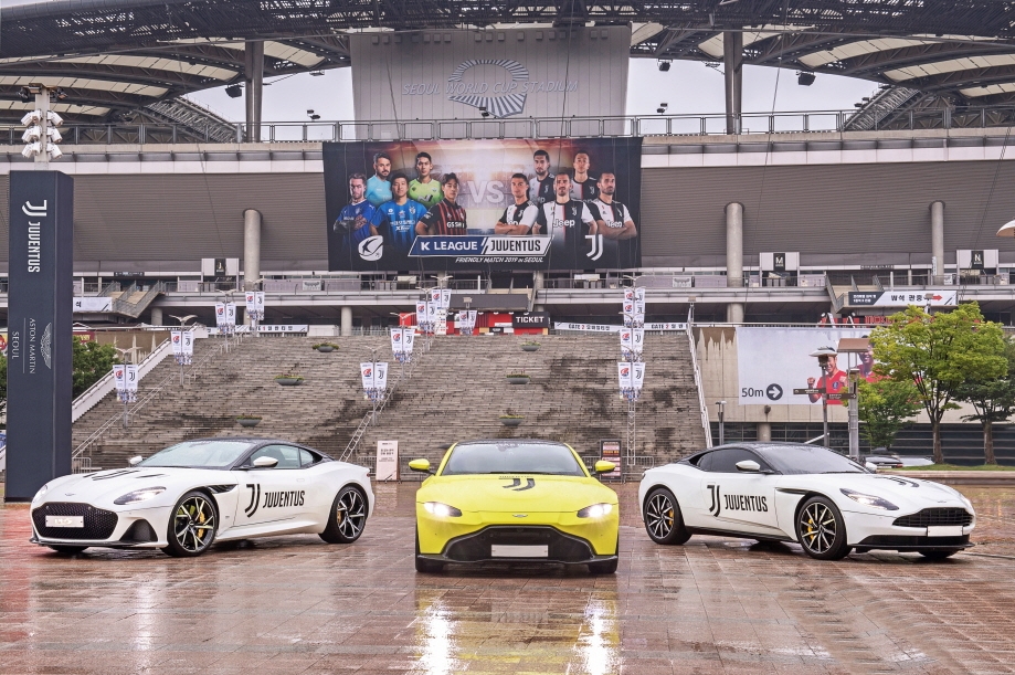 스폰서 차량.(사진=애스턴마틴 서울)