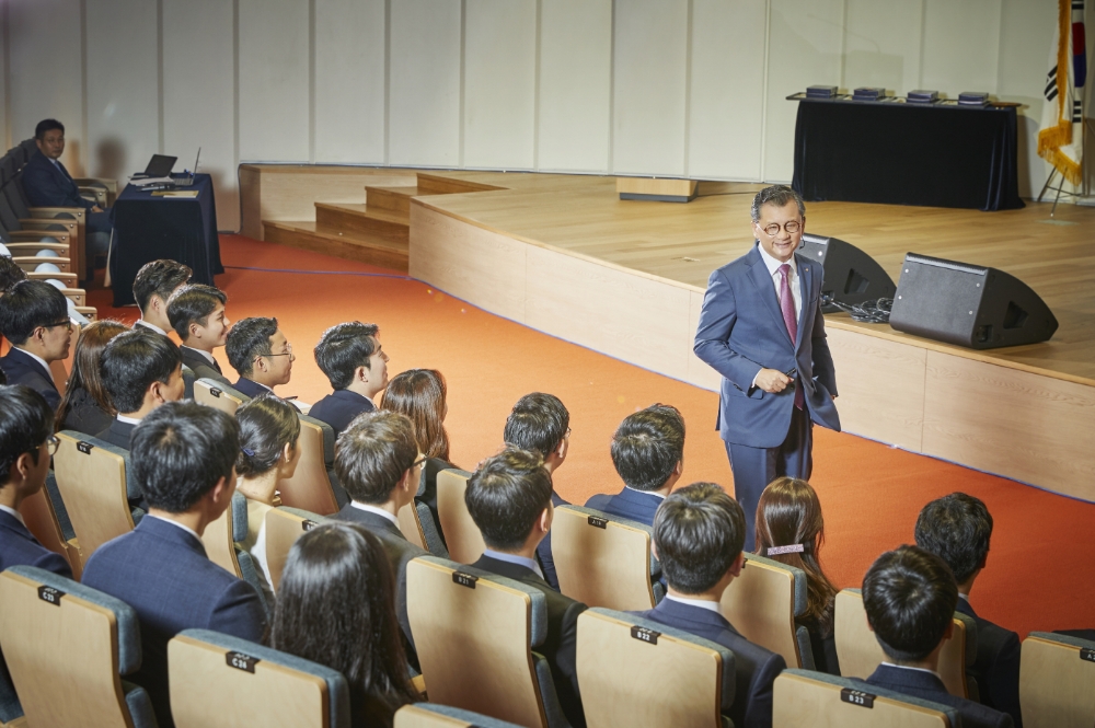 한화생명 여승주 사장, 신입사원들과 토크쇼