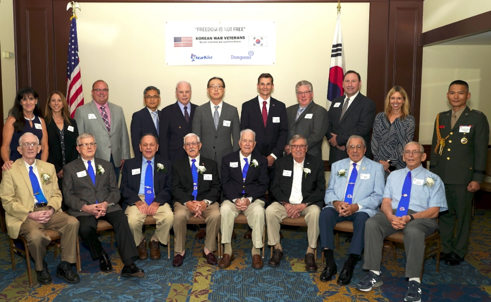 동원그룹, 미국서 한국전 참전용사 초청 오찬 개최