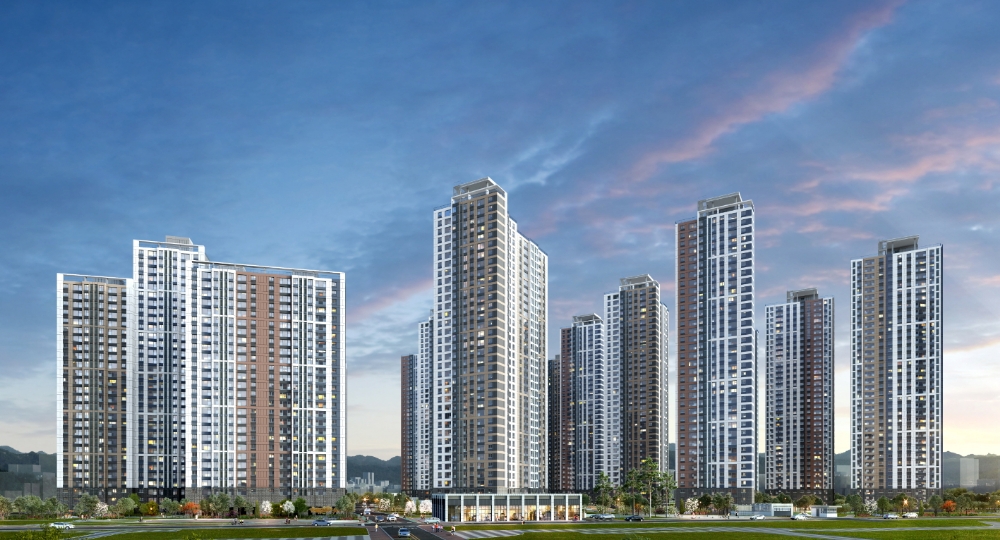 의정부역 센트럴자이&위브캐슬 투시도.(사진=GS건설)