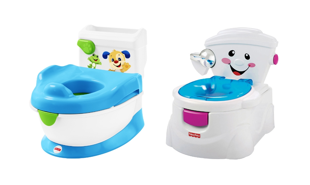 피셔프라이스, 축하 멜로디가 나오는 아기변기 선보여