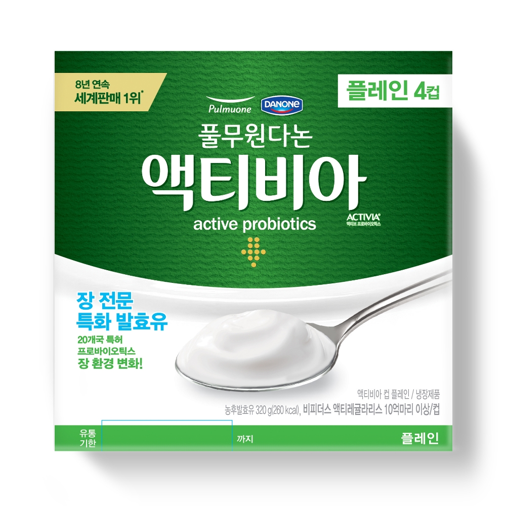 풀무원다논, ‘액티비아’ 브랜드 디자인 리뉴얼