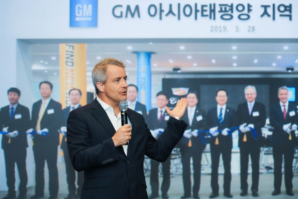 GM 수석 부사장 겸 GM 해외사업부문 줄리안 블리셋(Julian Blissett) 사장.(사진=한국지엠)