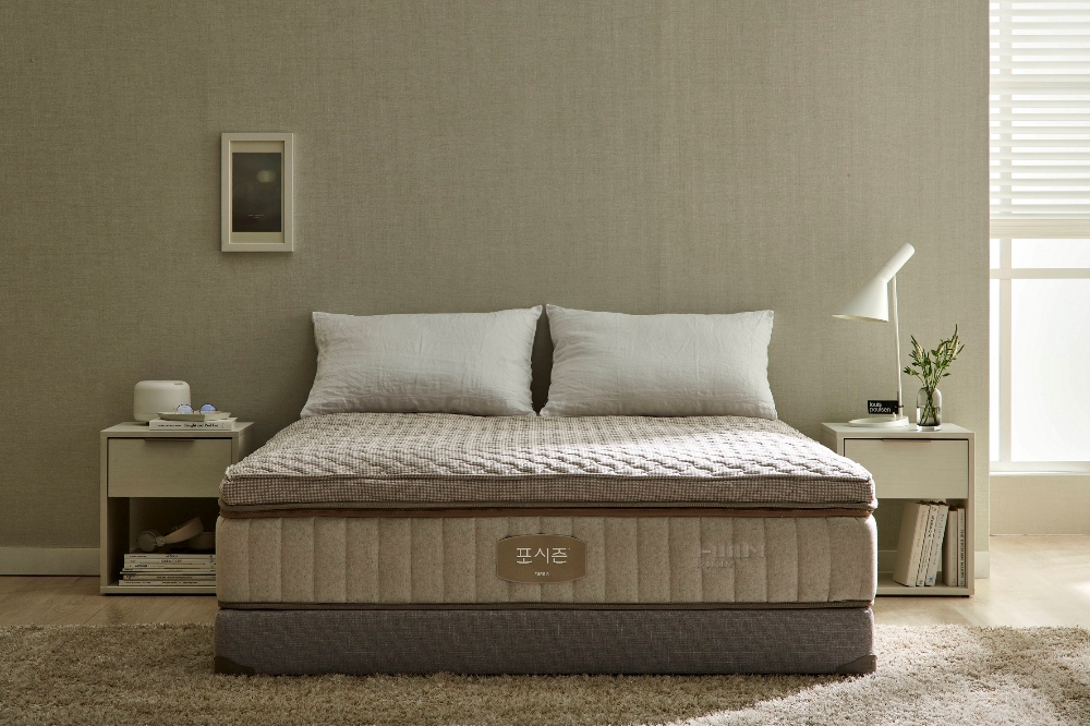 한샘 ‘포시즌 유로5 구스’ 매트리스.(사진= 한샘)