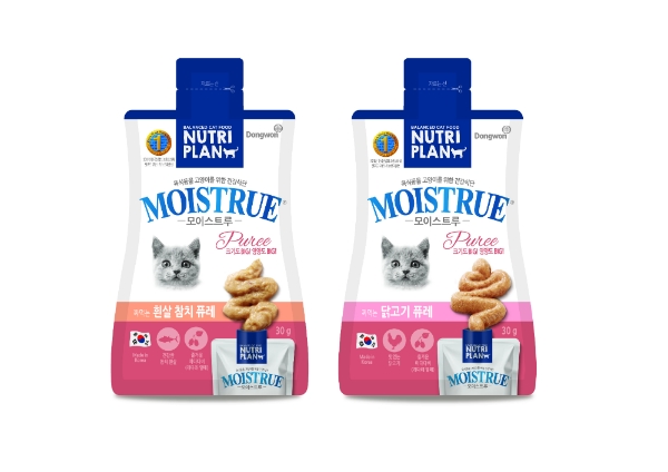 동원F&B, 고양이 위한 짜먹는 건강영양식 ‘뉴트리플랜 모이스트루 퓨레’ 출시