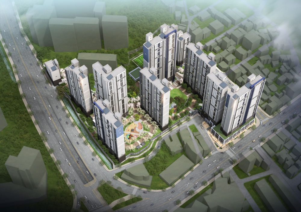 남천 더샵 프레스티지 조감도.(사진=포스코건설)