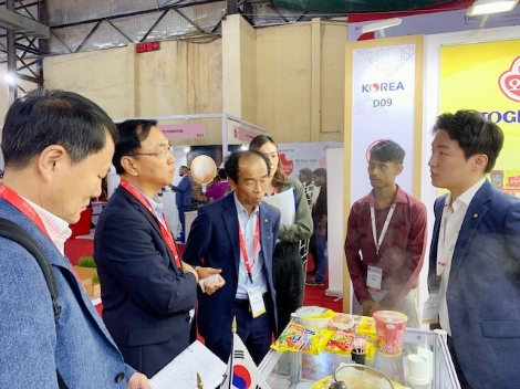 aT가 인도, 태국, 미얀마 등지에서 농식품 수출 세일즈 활동을 펼쳤다. 사진=aT