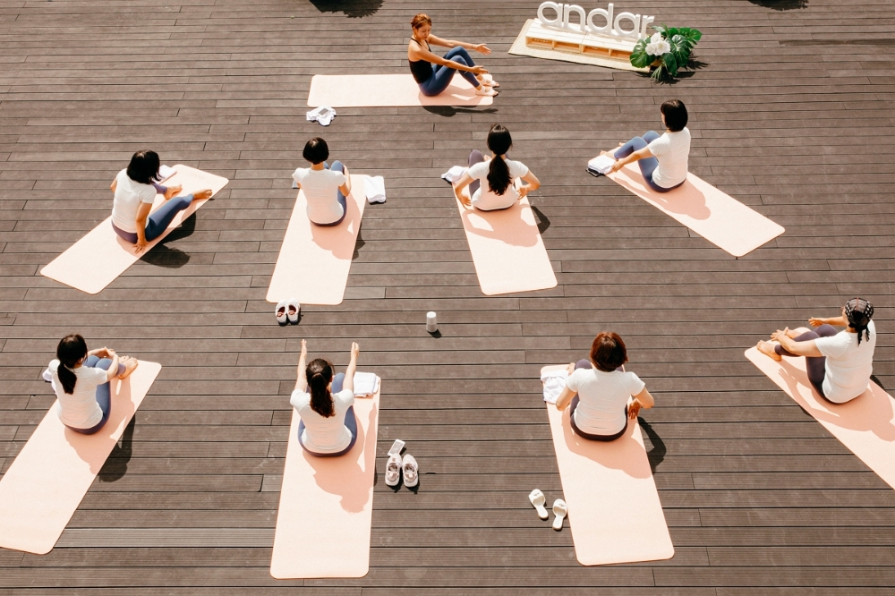 애슬레저 리딩 브랜드 안다르 X 제주 히든 클리프 ‘안다르 요가 위크’ 투숙객 200명 참여