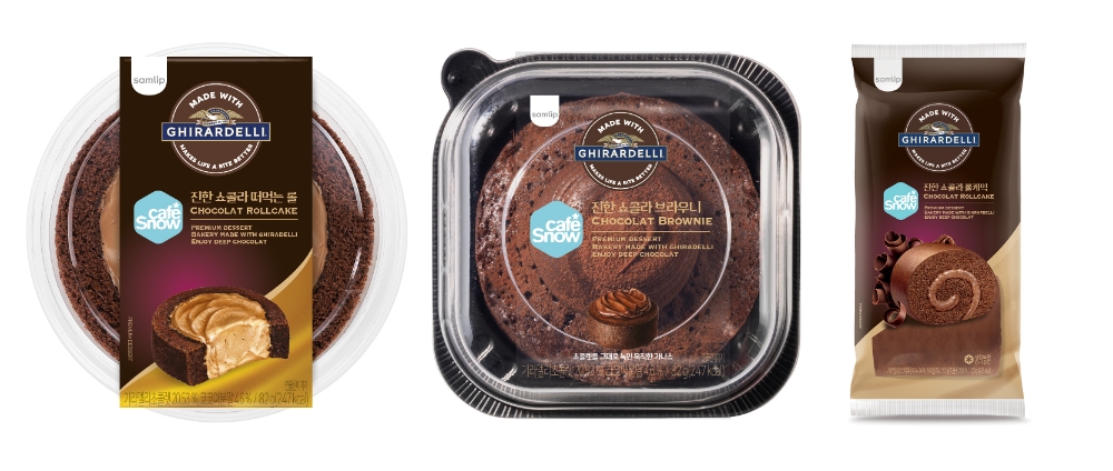 SPC삼립, 카페스노우 ‘기라델리’ 협업 제품 출시
