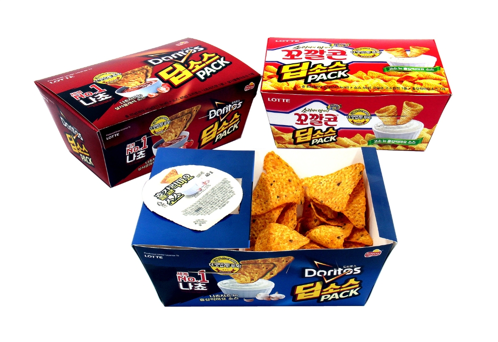 롯데제과, 스낵과 소스 함께 담은 ‘딥소스 팩’ 3종 출시