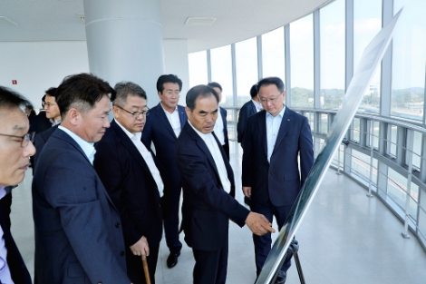 한국농어촌공사가 평택호 관리소에서 '제4회 현장경영회의'를 개최했다, 사진=농어촌공사