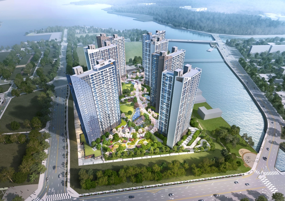 e편한세상 거제 유로아일랜드 조감도.(사진=대림산업)