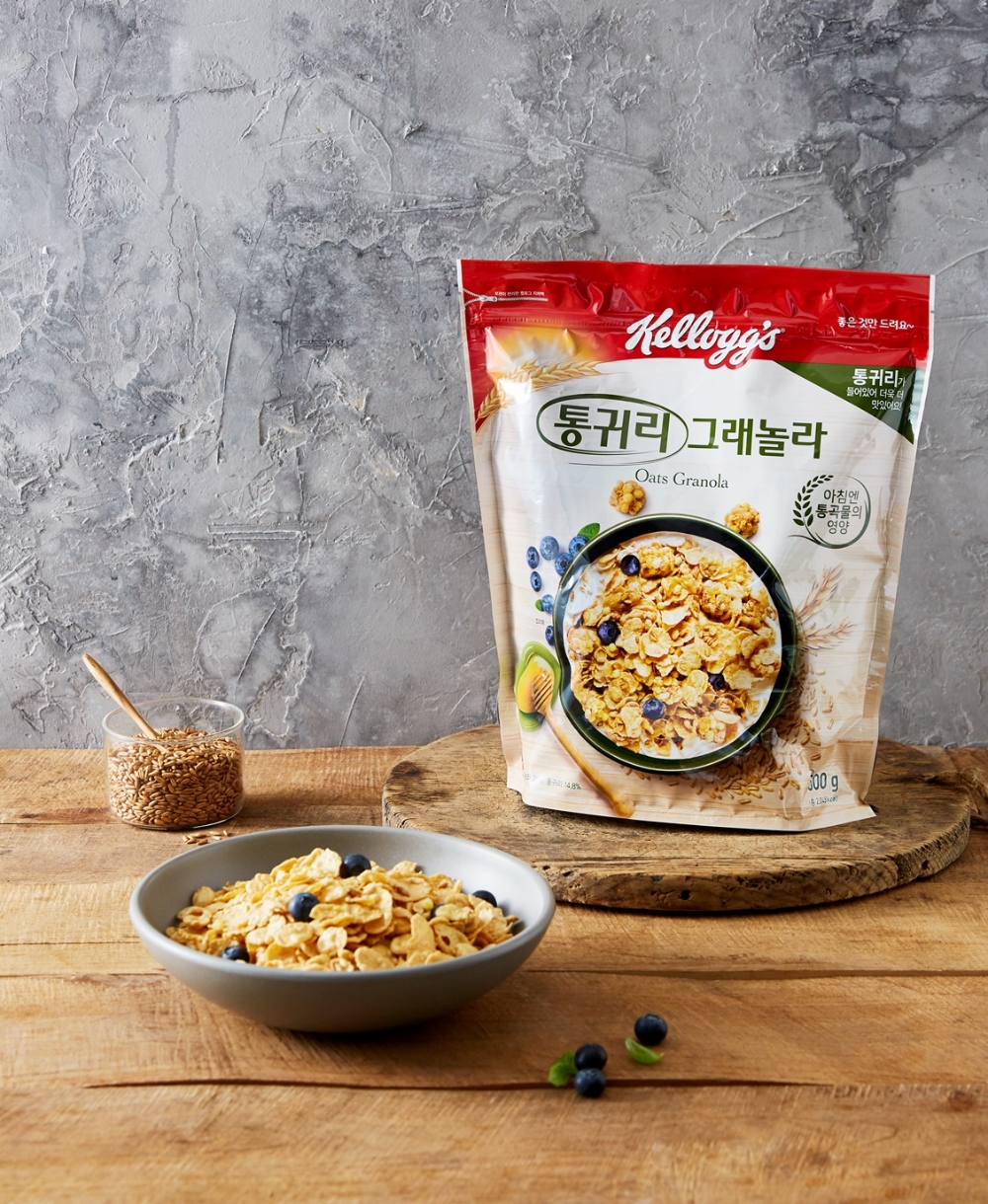 농심켈로그, 통귀리 그래놀라 신제품 출시