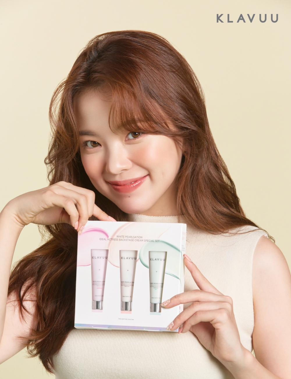 클라뷰, 화이트 펄세이션 아이디얼 액트리스 백스테이지 크림 스페셜 세트 출시