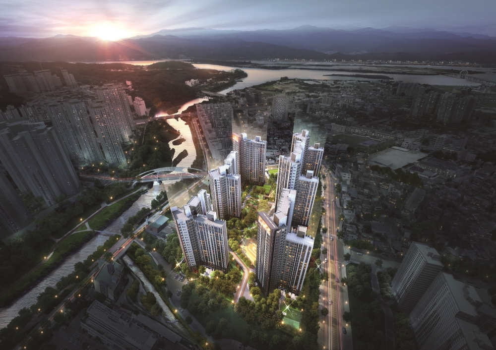 춘천 롯데캐슬 위너클래스 광역조감도.(사진=롯데건설)