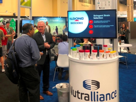 일동바이오사이언스가 미국 건강기능식품 및 원료 전시회 ‘2019 서플라이사이드 웨스트(SupplySide WEST 2019)’에 참가했다. 사진=일동제약