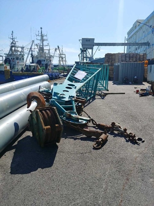 사고현장.(사진제공=부산경찰청)