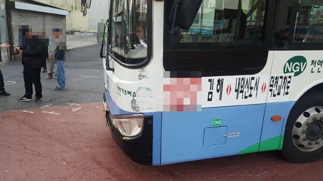 사고현장.(사진제공=부산경찰청)