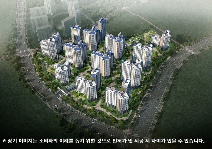 운서 SK VIEW 스카이시티 조감도.(사진=SK건설)