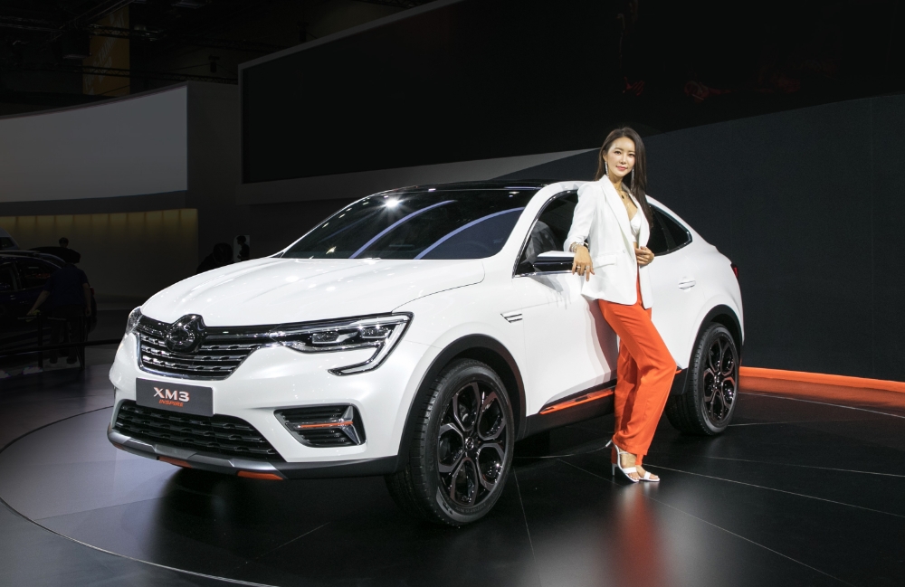 2019 서울모터쇼에서 공개된 XM3 INSPIRE 쇼카.(사진=르노삼성자동차)