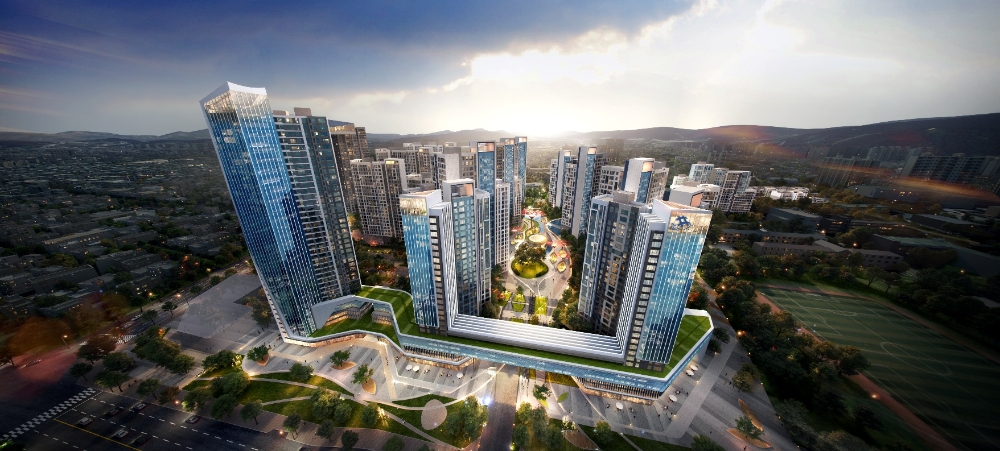 풍향구역 재개발 투시도.(사진=포스코건설)