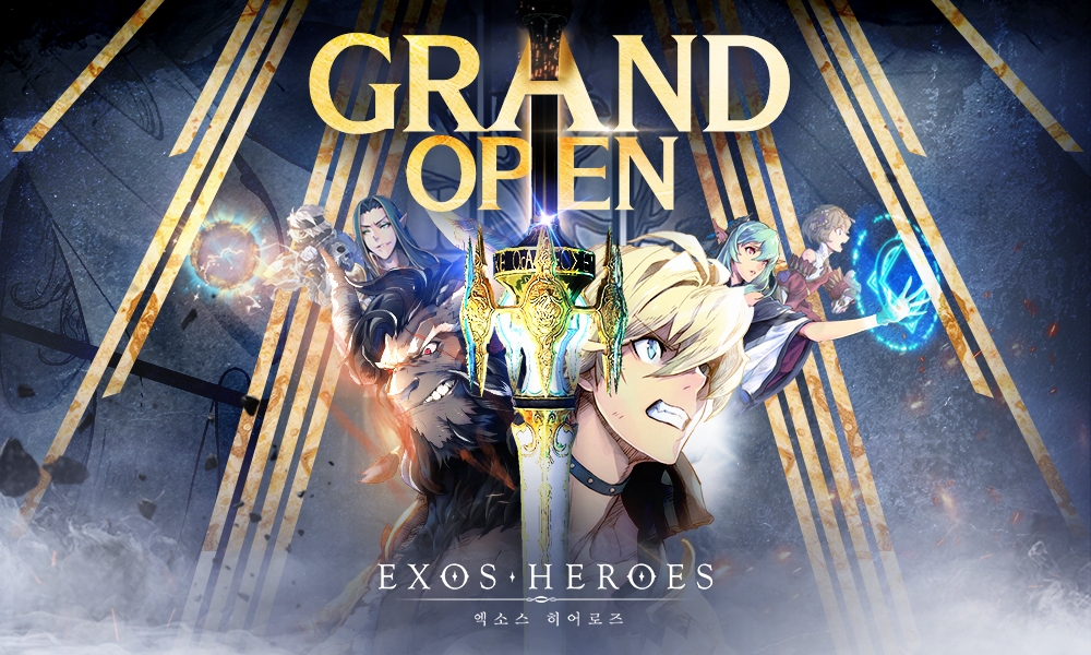 라인게임즈, 비주얼 강조한 모바일 기대작 ‘엑소스 히어로즈’ 출시