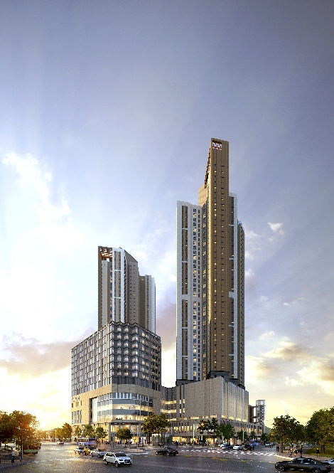 포레나 인천미추홀 전경. 사진=한화건설