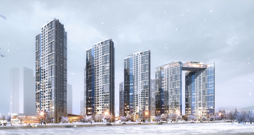 계림1구역 도시환경정비사업 투시도.(사진=호반건설)