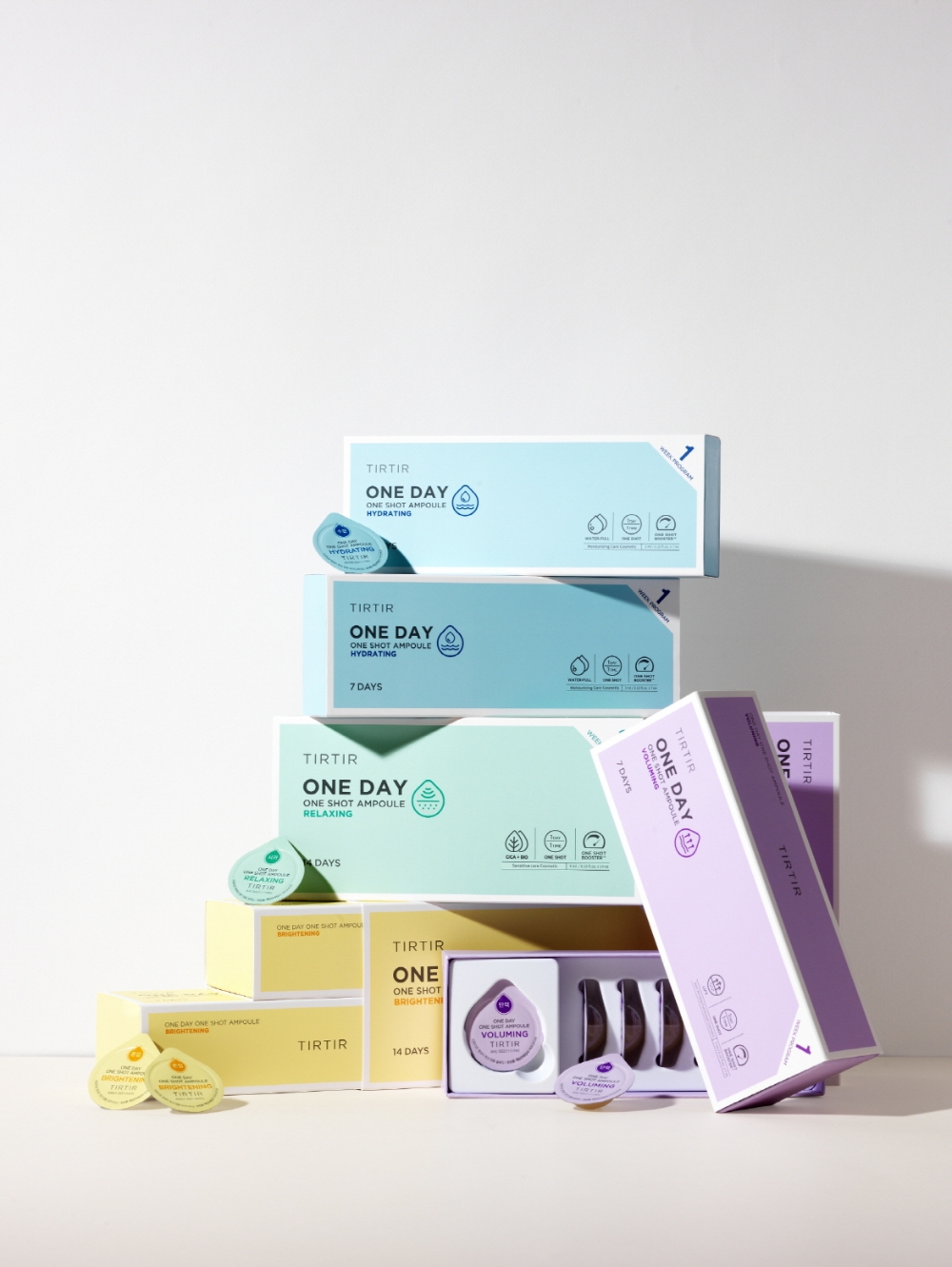 티르티르, 신제품 ‘원데이 원샷 앰플’ 4종 출시