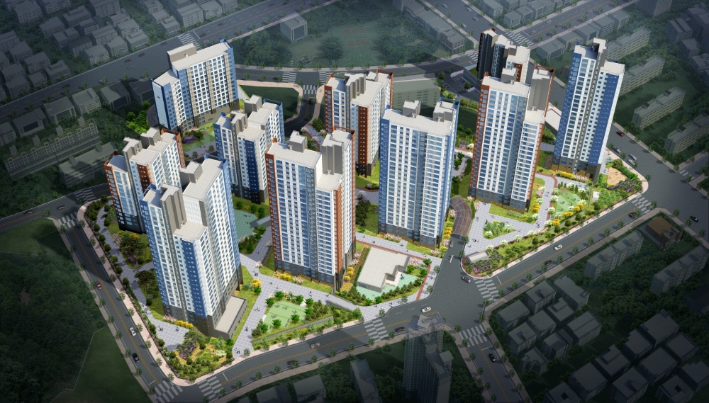 부평 두산위브 더파크 조감도.(사진=두산건설)