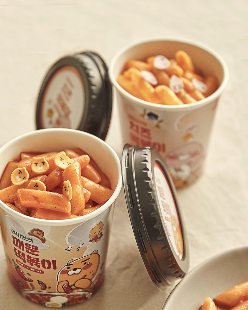 카카오프렌즈 컵떡볶이 & 컵라면 출시