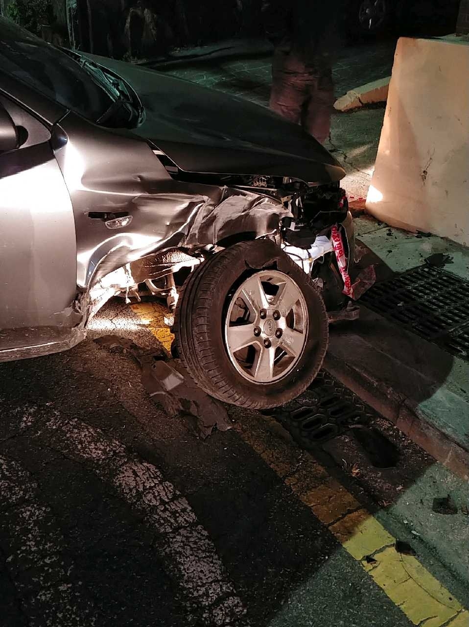 사망사고 가해차량.(사진제공=부산경찰청)