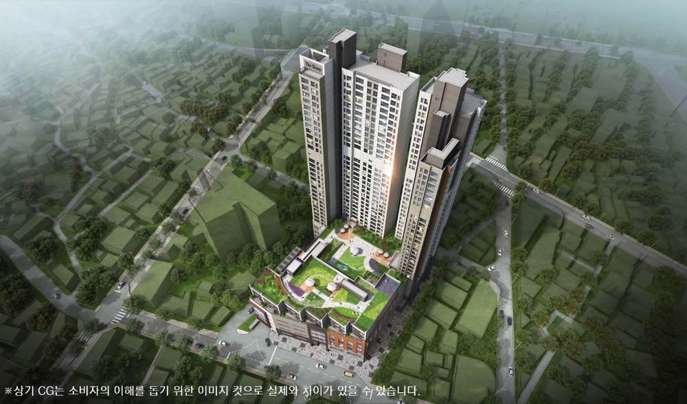 더샵 온천헤리티지 조감도.(사진=포스코건설)