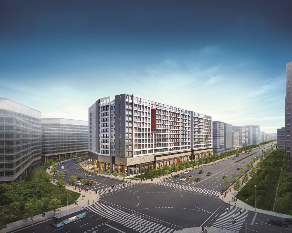 김포한강신도시 현대 썬앤빌 더킹 투시도